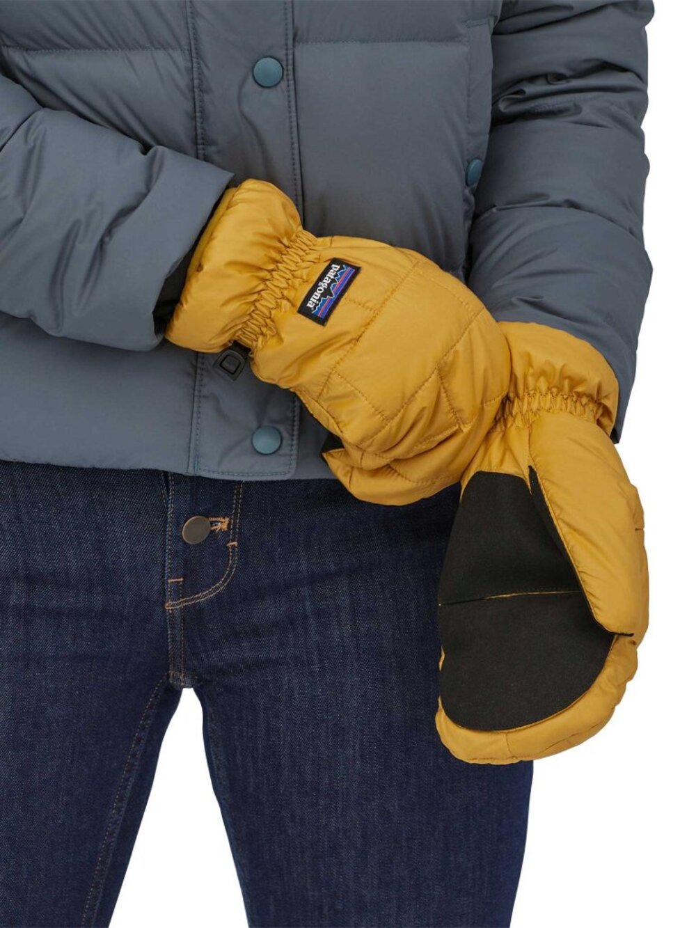 Patagonia Women's Cabin Gold Lightweight Nano Puff Insulated Mittens